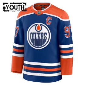 Dresovi Edmonton Oilers 2024-25 Fanatics Premium Connor McDavid Domaći Plava - Dječji